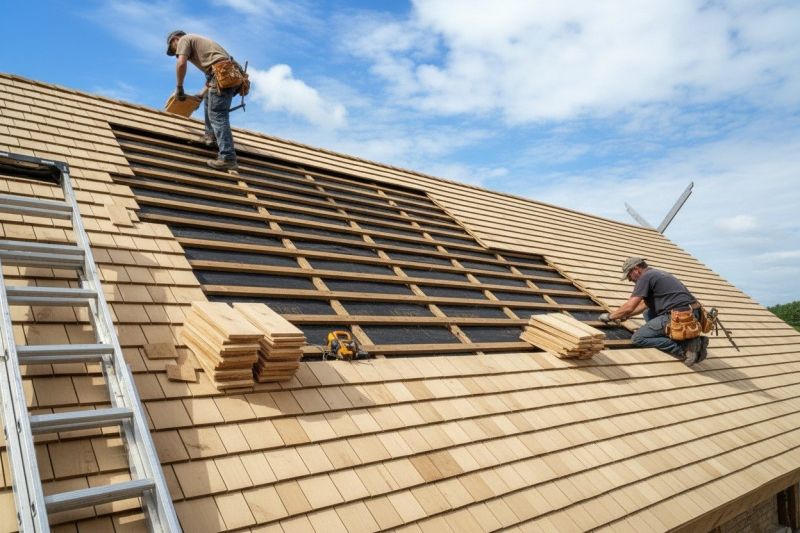 Wood Shingles Repair detail